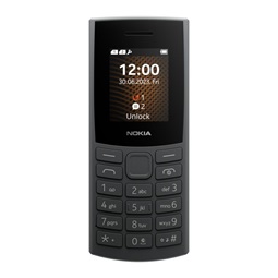 Nokia 105 4G (2023) DS, Charcoal