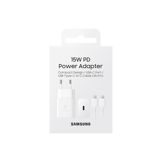 15W Power Adapter, White