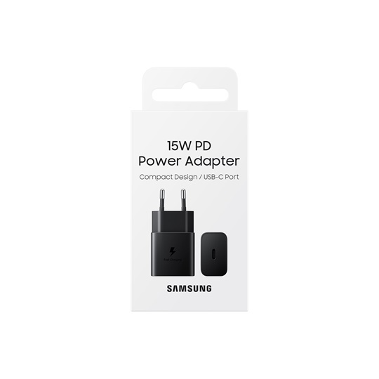 15W Power Adapter (Without cable), Black