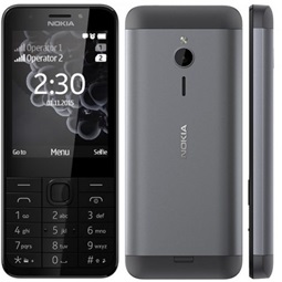 Nokia 230 DS, DARK SILVER