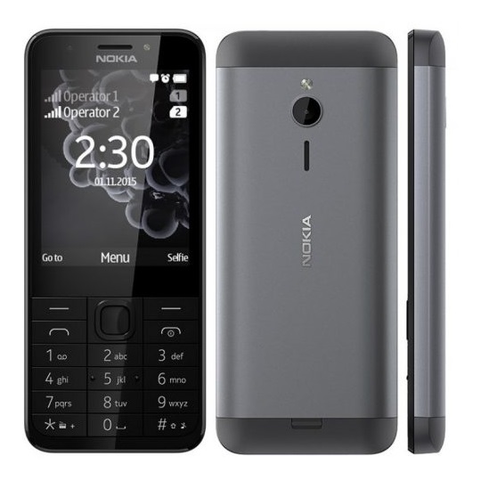 Nokia 230 DS, DARK SILVER