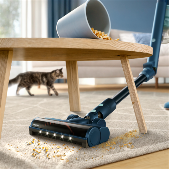 PHILIPS 5000 Aqua Flex Tube XC5244/10 vezeték nélküli porszívó, kézi porszívó és felmosó