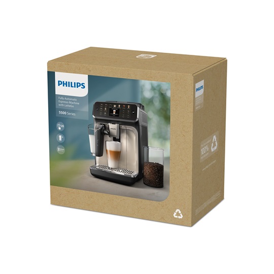 Philips Series 5500 LatteGo EP5549/70 automata kávégép LatteGo tejhabosítóval - EP5549/70