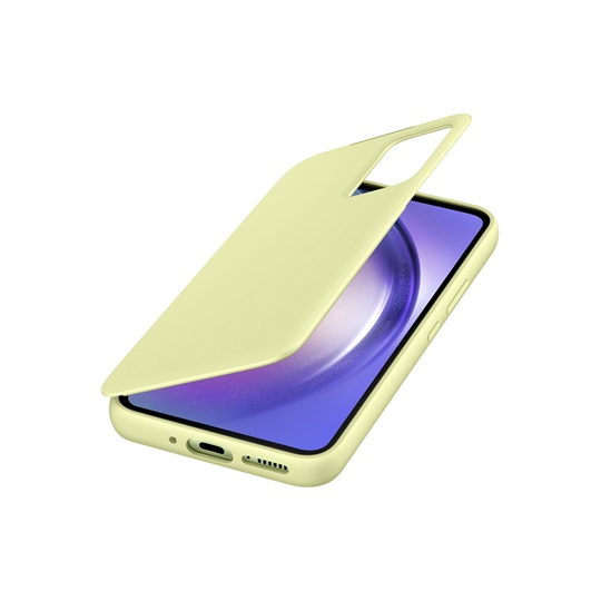 A54 Smart View Wallet Case, Lime