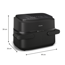 PHILIPS Airfryer 1000 DualBasket NA150/00 forrólevegős sütő