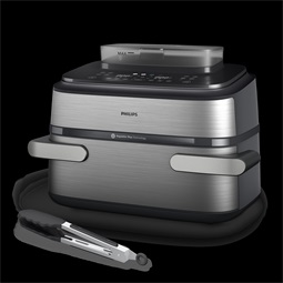 PHILIPS Airfryer 5000 NA565/02 gőzölős megakosaras forrólevegős sütő