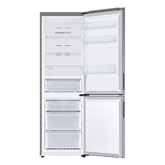 Alulfagyasztós hűtőszekrény RB33B610ESA/EF SpaceMax technológiával 344 L