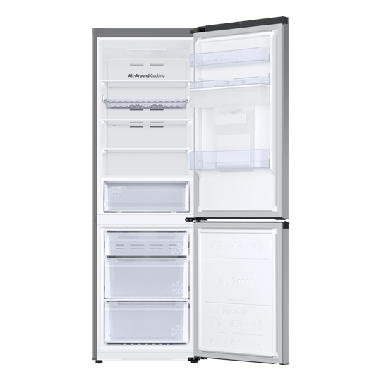 Alulfagyasztós hűtőszekrény RB34C632DSA/EF Wi-fi-vel 341 L