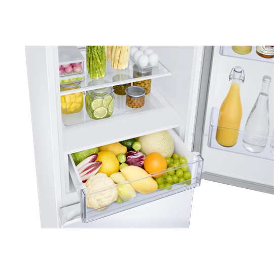 Alulfagyasztós hűtőszekrény RB34C672DWW/EF Wi-fi-vel 344 L, fehér