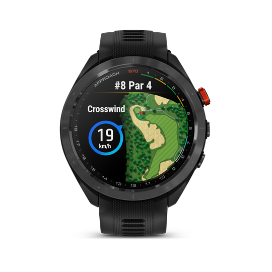 Approach S70 (47mm) fekete kerámia fekete szilikon szíjjal (ED)