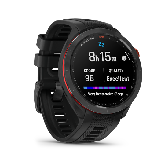 Approach S70 (47mm) fekete kerámia fekete szilikon szíjjal (ED)