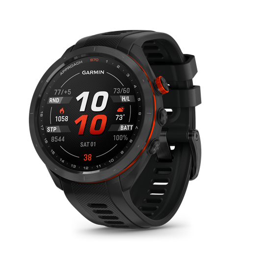 Approach S70 (47mm) fekete kerámia fekete szilikon szíjjal (ED)
