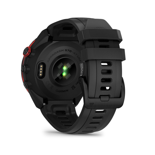 Approach S70 (47mm) fekete kerámia fekete szilikon szíjjal (ED)