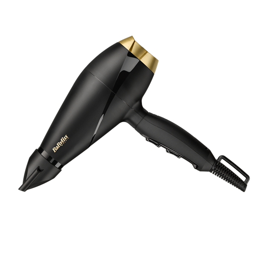 BaByliss 6704E Power Pro hajszárító, AC motor, 2000W, fekete-arany