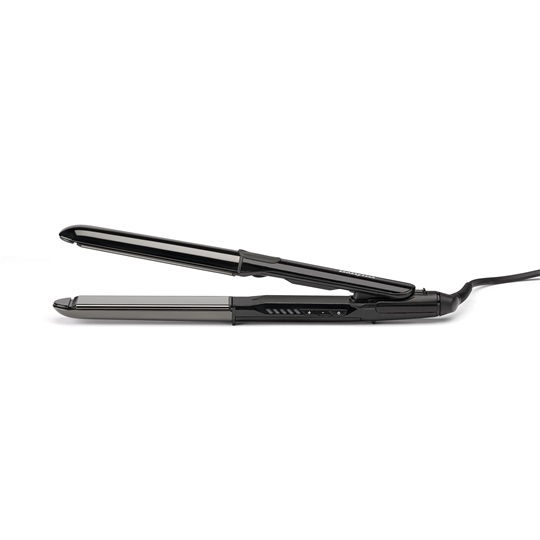 Babyliss ST486E Straight & Curl Titanium hajvasaló és göndörítő 2in1, fekete