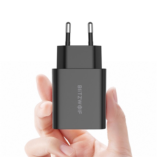 Blitzwolf BW-S19 hálózati töltő adapter 20W 2 portos USB PD töltő PD3.0 PPS QC3.0