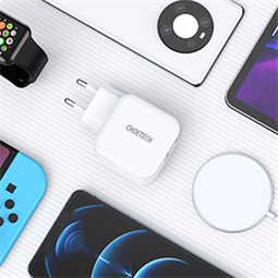 Choetech PD40W Dual USB-C EU wall Charger