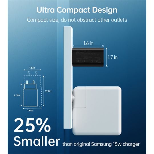 Choetech PPS25W Type-C port EU wall charger