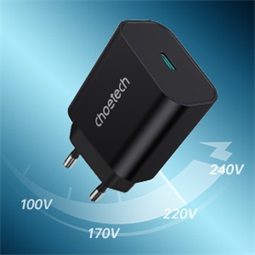 Choetech PPS25W Type-C port EU wall charger