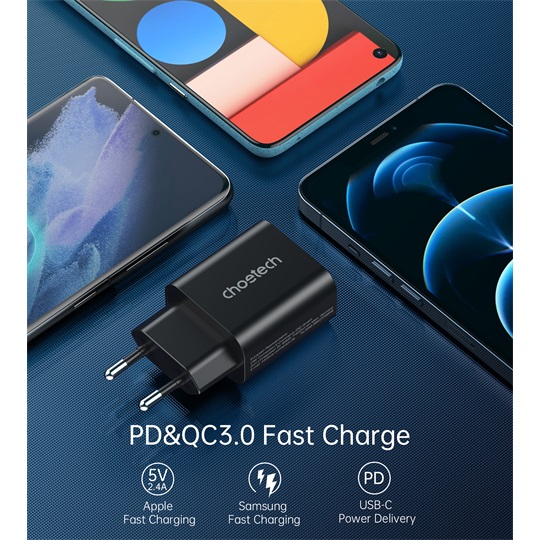 Choetech PPS25W Type-C port EU wall charger