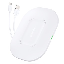 Choetech T550-F-V2 wireless fast charger 15W, white