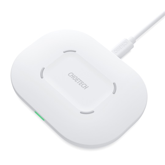 Choetech T550-F-V2 wireless fast charger 15W, white