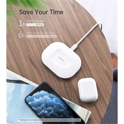 Choetech T550-F-V2 wireless fast charger 15W, white