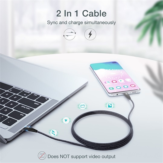 Choetech XCC-1003 PD60W USB-C to USB-C Cable, 1,2m