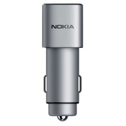 Nokia DC-801 Nokia Fast Stylish Mobile Charger 2XUSB Qualcomm 3.0,  (silver)