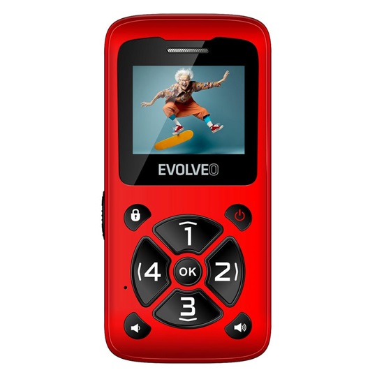 EVOLVEO EasyPhone ID (EP400) red EVOLVEO EasyPhone ID (EP400) red