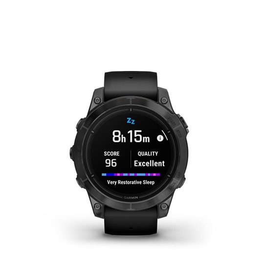 Epix Pro (Gen 2) 47 mm, szürke, fekete szilikon szíjjal (ED)