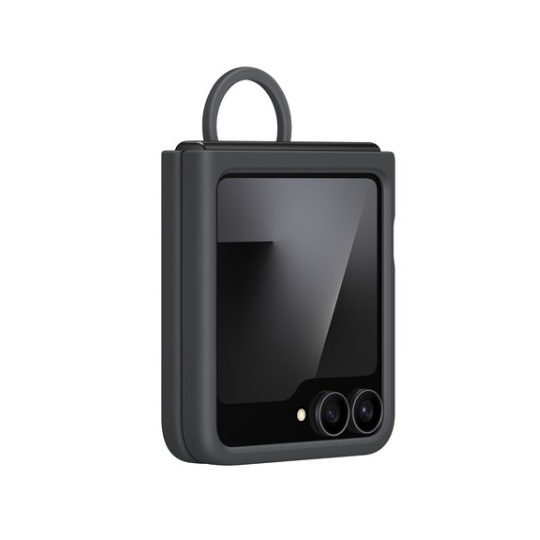 Galaxy Flip6 Silicone Case, Black