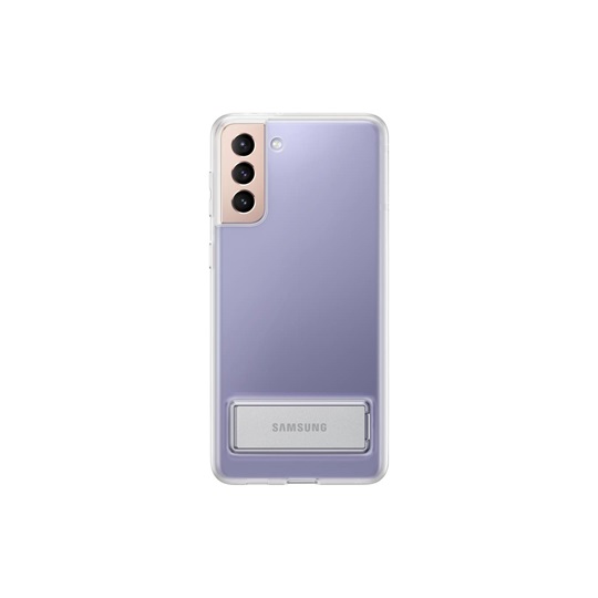 Samsung Galaxy S21+ átlátszó állvány tok