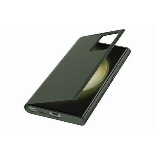 Galaxy S23 Ultra Smart View Wallet Case, Khaki