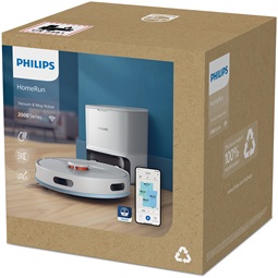 Philips HomeRun 2000 Aqua robotporszívó és -felmosó, dokkoló- és ürítőállomással - XU2100/20