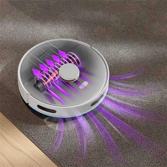 PHILIPS HomeRun 2000 Aqua XU2100/25 robotporszívó és -felmosó, dokkoló- és ürítőállomással