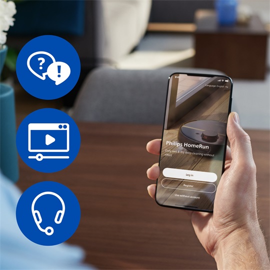PHILIPS HomeRun 5000 Aqua XU5000/10 robotporszívó és -felmosó