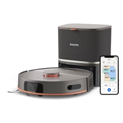 PHILIPS HomeRun 5000 Aqua XU5100/10 robotporszívó és -felmosó, dokkoló- és ürítőállomással