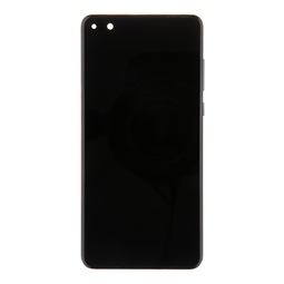 Huawei P40 LCD Display + Touch Unit + Front Cover Black