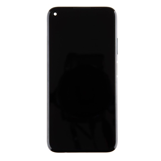 Huawei P40 Lite LCD Display + Touch Unit + Front Cover Midnight Black