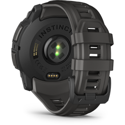 Instinct 3 50mm AMOLED, Fekete, sötétszürke szíjjal