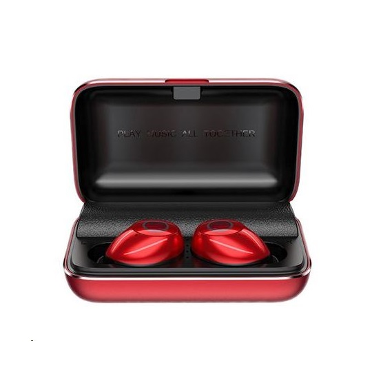 Joyroom JR-T07 metal, TrueTws wireless earbuds, Red