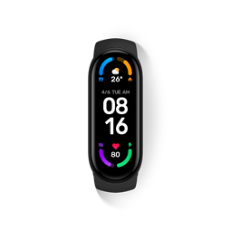 XIAOMI Mi Smart Band 6 NFC - aktivitásmérő, fekete