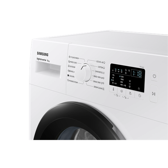 Mosógép WW60A3120BE/LE Higiénikus gőz technológiával 6 kg