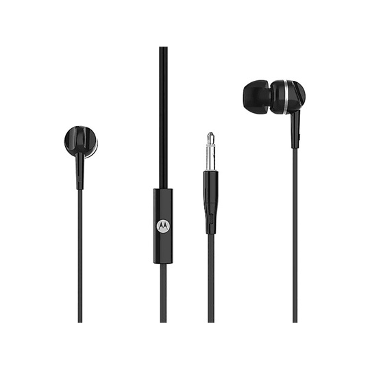 Moto Earbuds 105 NEW vezetékes fülhallgató - fekete