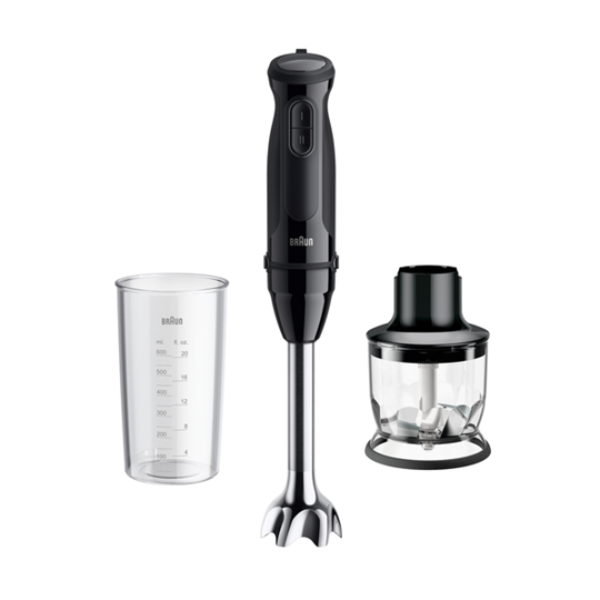 Braun Multiquick 3 MQ30.201.MBK botmixer, fekete