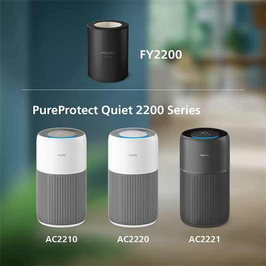 PHILIPS NanoProtect S2 2000 FY2200/30 2 az 1-ben Hepa és aktív szénszűrő