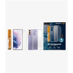 PanzerGlass Samsung Galaxy S21+ Hygiene Pack (TPU, ClearCase, 30 ml Spray)