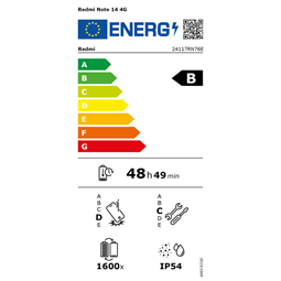 Redmi Note 14 Midnight Black 8/256GB