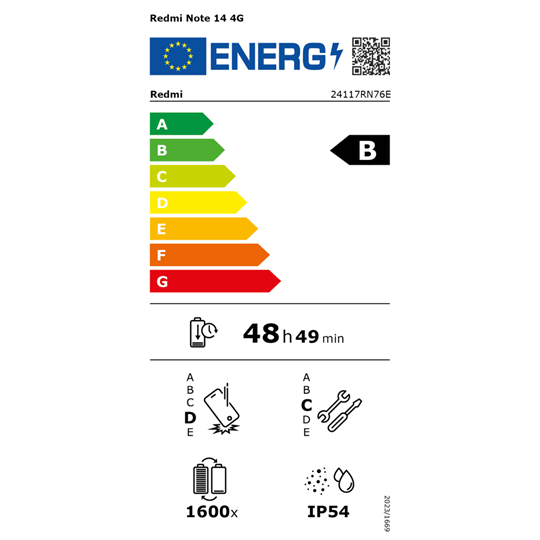 Redmi Note 14 Midnight Black 8/256GB